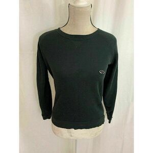 Zoe Karssen Womens Black White Bat Long Sleeve Sweater Sweatshirt Top Small